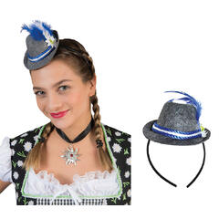 Hatt, Tyrol - Oktoberfest - Mini 1 Minihatt på tiara