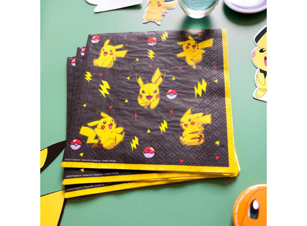 Papirservietter - Pokemon 33cm - 16pk
