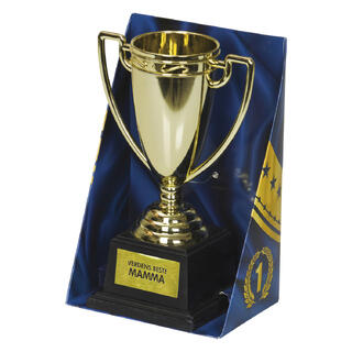 Pokal - "Verdens beste mamma" 1 Pokal i plast - 19cm