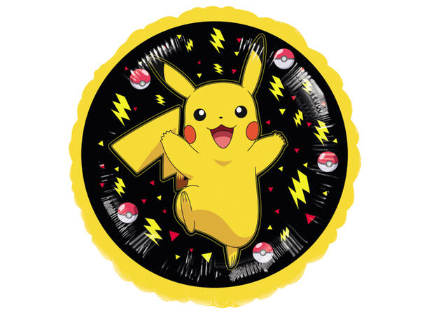 Pokemon 1 Folieballong Rund  - 43cm (18")