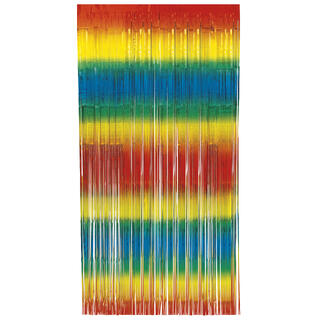 Regnbue Folie - Frynsegardin 1 Frynsegardin - 1x2m