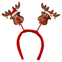 Tiara reinsdyr med glitter og bjeller 1 Tiara - Onesize