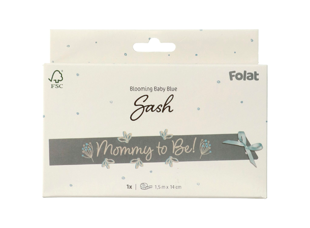 Blooming Baby Boy 1 Magebånd i papir - 1,5m 