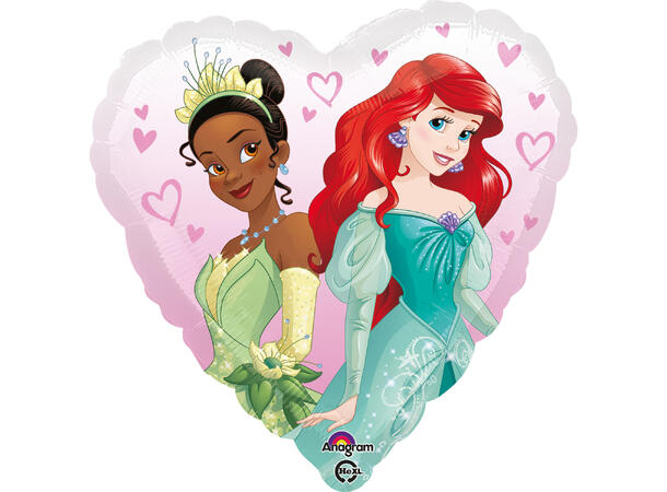 Disney Prinsesse 1 Folieballong - Hjerte - 18" (43cm)