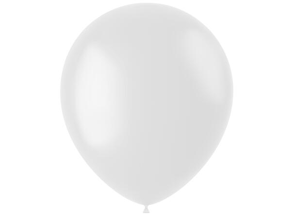 Gummiballonger - Coconut White Matt 50 Gummiballonger - 33cm (13")