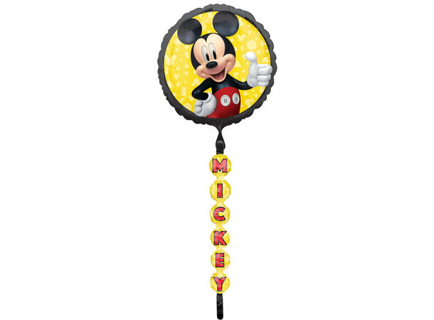 Mickey Mouse - Ballong med dekor 1 Folieballong med form - 60x170cm 