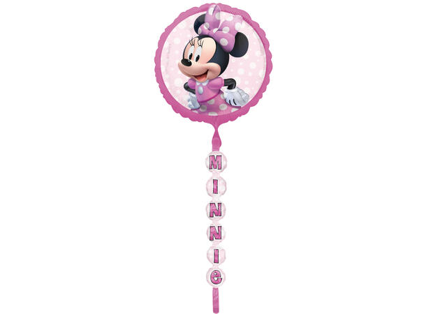 Minnie Mouse - Ballong med dekor 1 Folieballong med form - 60x170cm 