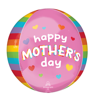 Mothers Day - Brilliant Rainbow 1 Ballongball - ORBZ - 38x40cm