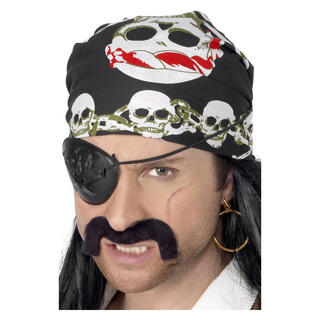 Pirat bandana - Sort 1 bandana