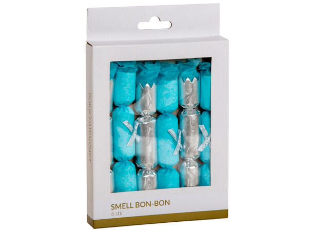 Smell Bon-Bon - Turkis - 2 assortert 6 stk 15 cm lange, med knall,vits & hatt 
