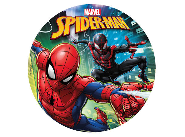 Spiderman 1 Spiselig kakeskilt - sukkerfri - 20cm
