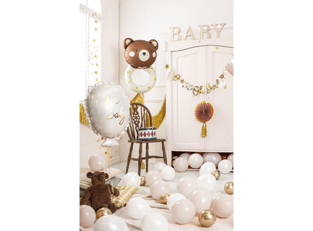 "Oh Baby" banner m/tassels - Miks 1 Banner i papir - 2,5m