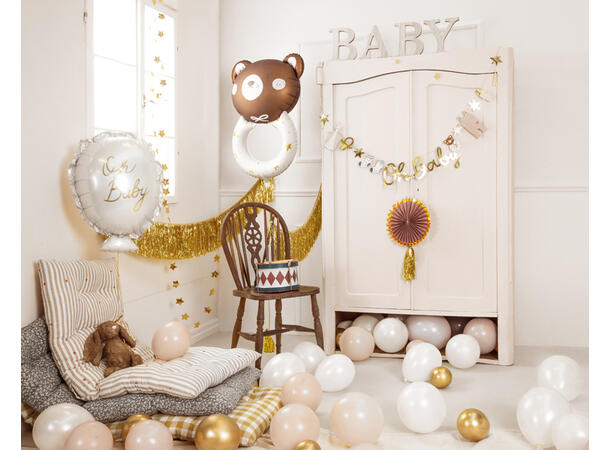 "Oh Baby" banner m/tassels - Miks 1 Banner i papir - 2,5m