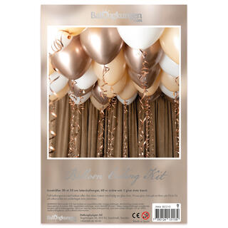 Ballongdekorkit - Blush 1 Ballongdekorasjon av gummiballonger