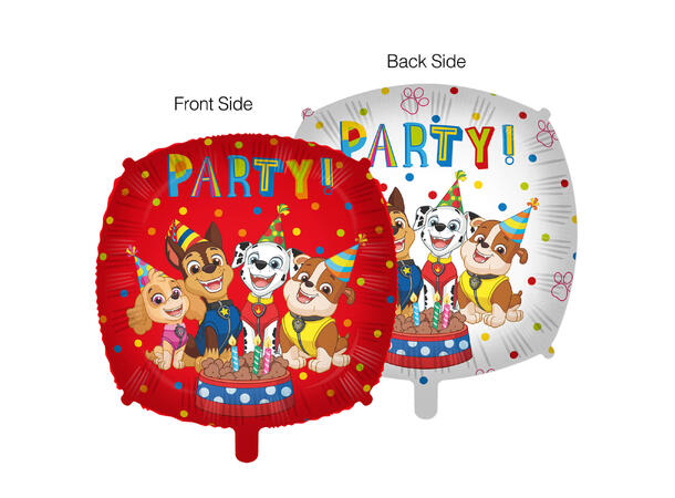 Paw Patrol - Rescue Heroes 1 Folieballong firkantet - 18" (46cm)