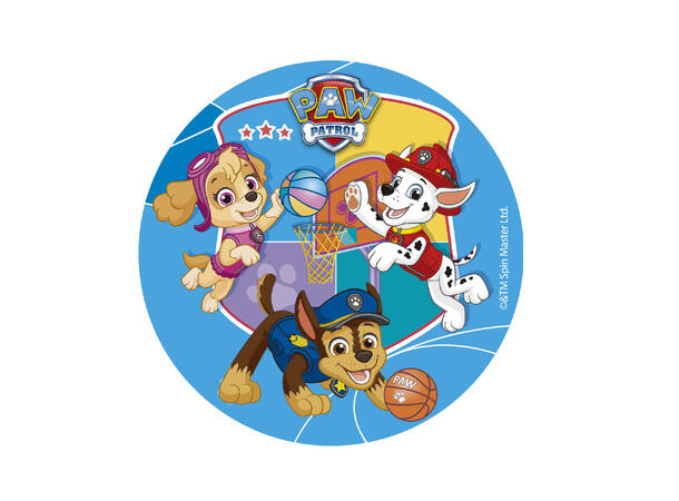 Paw Patrol 1 Spiselig kakeskilt -sukkerfri - 15,5cm