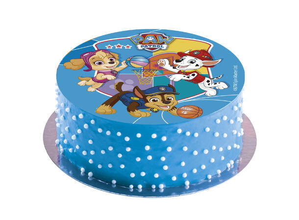 Paw Patrol 1 Spiselig kakeskilt -sukkerfri - 15,5cm