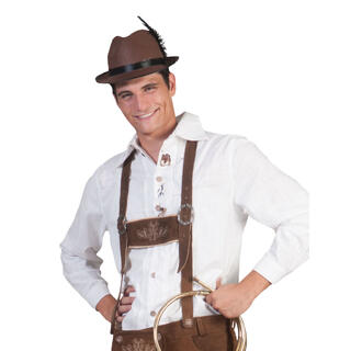 Skjorte, Alpe - Oktoberfest - Hvit 1 Skjorte - Herre