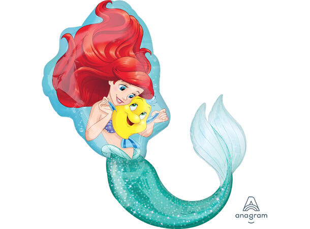 Ariel - Figurballong 1 Folieballong med form - 71x86cm 