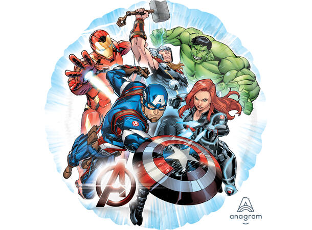 Avengers 1 Folieballong - Rund - 18" (43cm)
