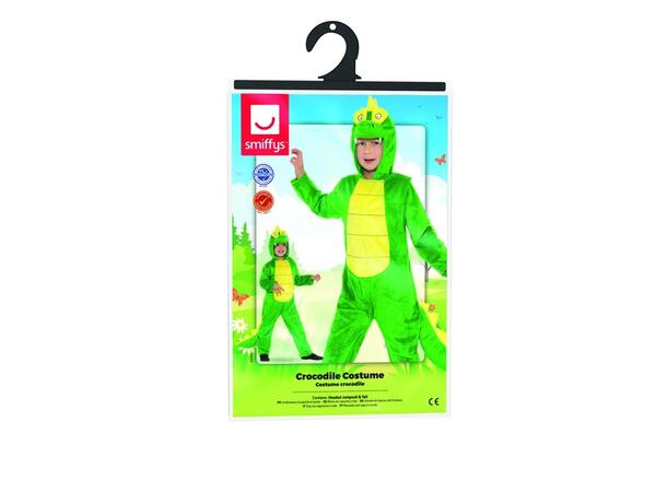 De Luxe krokodillekostyme - Grønn 1 barnekostyme - Str L 
