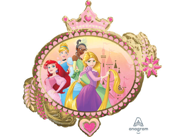 Disney Prinsesse 1 Folieballong med form - 86x81cm 