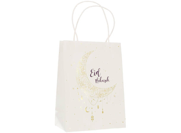 Eid Mubarak 6 gaveposer i papir 20x10x27 cm 