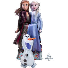 Frozen 2 - Elsa, Anna og Olaf 1 Folieballong med form - 68x147cm
