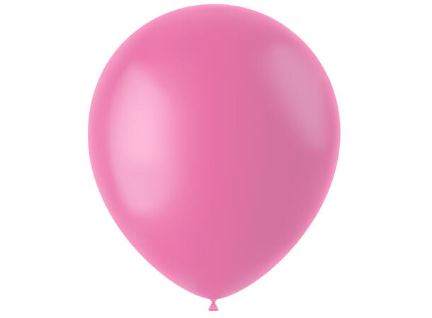 Gummiballonger - Rosey Pink Matt 50 Gummiballonger - 33cm (13")