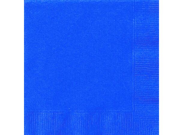 Papirservietter - Blå 25x25cm - 20pk