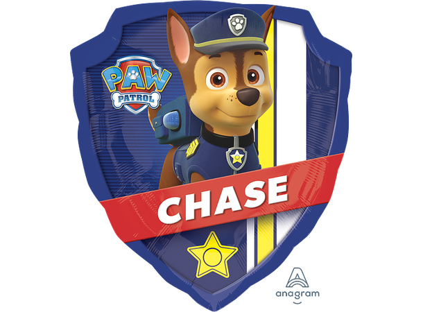 Paw Patrol - Tosidig ballong 1 Folieballong med form - 68x63cm