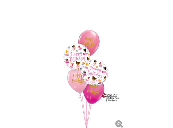 Premium Ballonger - "Happy Birthday" Brush Script - 28cm - 25pk