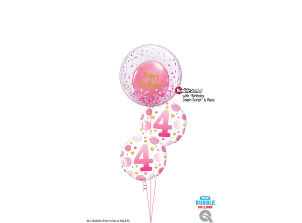 Premium Ballonger - "Happy Birthday" Brush Script - 28cm - 25pk