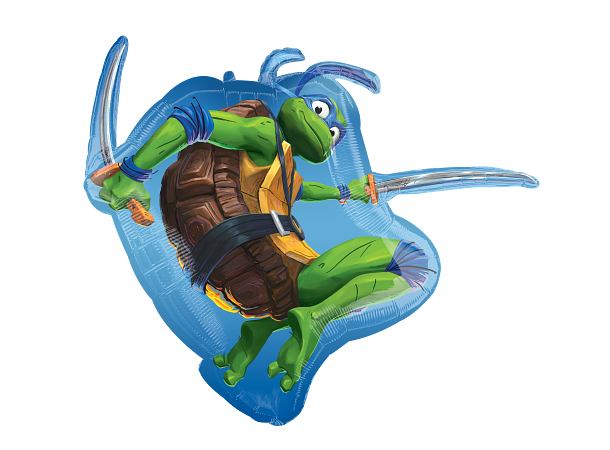 Teenage Mutant Ninja Turtles 1 Folieballong med form - 81x71cm 