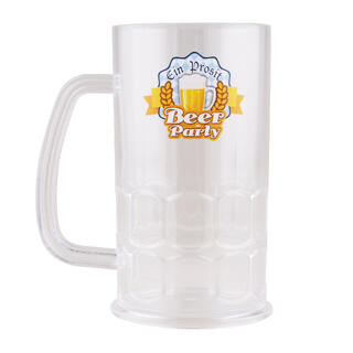 Ølglass - Oktoberfest 1 ølkrus i plast - 500ml