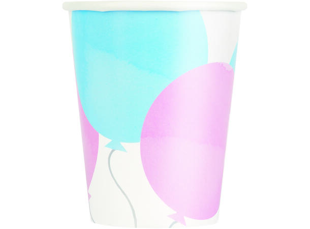 Gender Reveal Party 8 Kopper i papp - 2,5dl