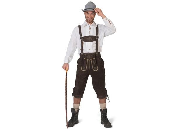 Lederhosen i ekte skinn - Ludwig 1 Shorts med seler