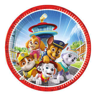 Paw Patrol - Rescue Heroes 8 Tallerkener i papir - 23cm