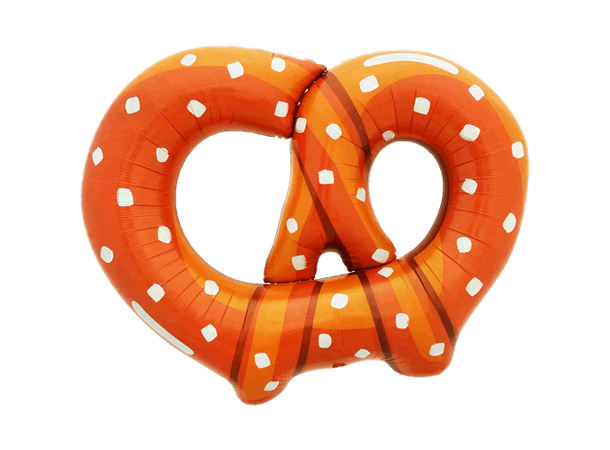 Pretzel 1 Stor folieballong - 104cm