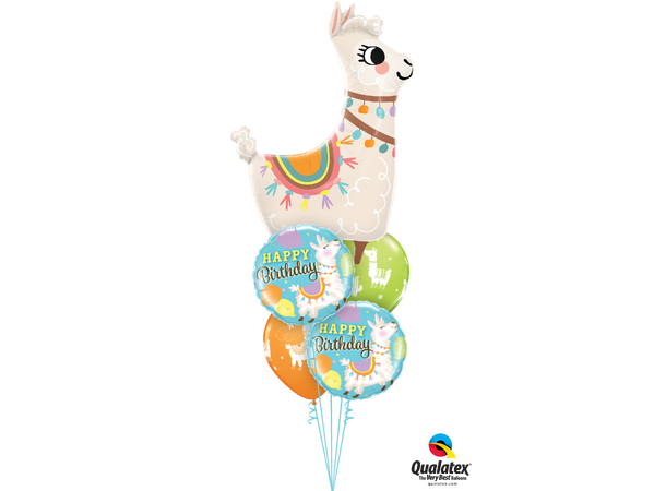 Birthday Lllama 1 Folieballong - 46cm (18") 