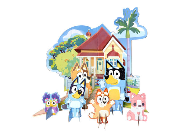 Bluey 1 Borddekorasjonskit i papir - 7 deler 