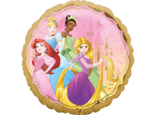 Disney Prinsesse 1 Folieballong - Rund - 18" (43cm)