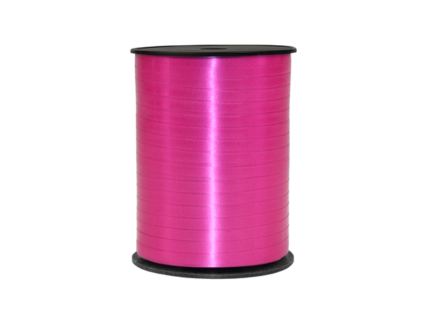 Gavebånd - mørk rosa 1 rull gavebånd 500m x 5mm 