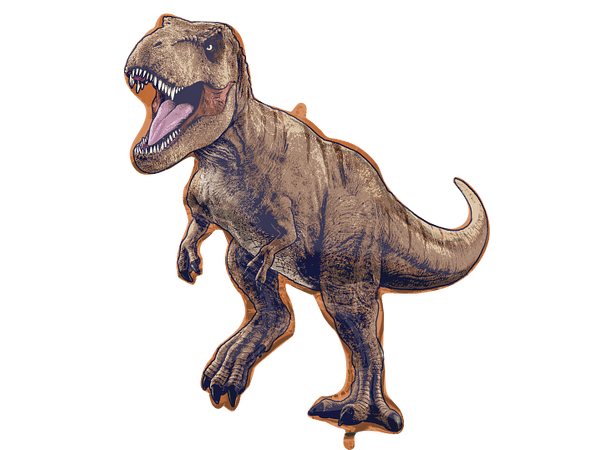 Jurassic World: Dominion - 3D T-rex 1 Folieballong med form - 76x78cm 