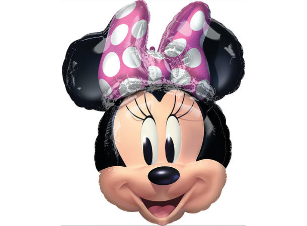 Minnie Mouse Forever - 3D hode 1 Folieballong med form - 53x66cm