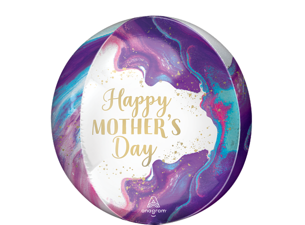 Mothers Day - Alluring Marble 1 Ballongball - ORBZ - 38x40cm 