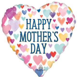 Mothers Day - Sprinkle Hearts 1 Folieballong - Hjerte - 28" (71cm)