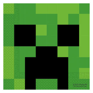Papirservietter - Minecraft 33cm - 20pk