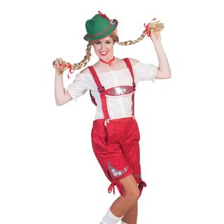 Shorts, Tyrol - Oktoberfest - Helga 1 Shorts med seler og bluse