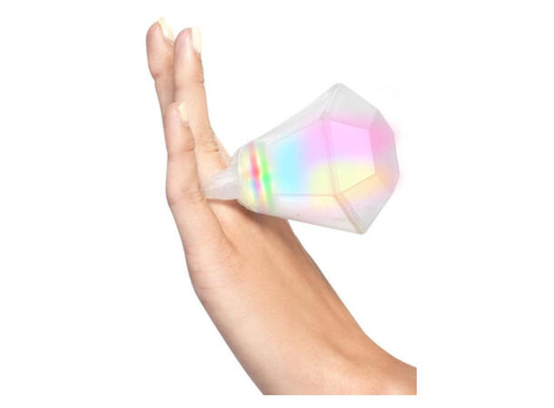 Shotteglass diamantring - ass farger 1 Shotteglass i plast 